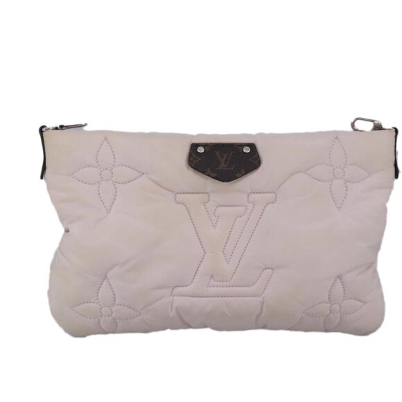 LOUIS VUITTON Maxi Multi Pochette Accessories Bag Nylon Pink M21056 Auth bs20130 - Picture 1 of 16